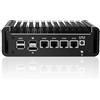 FakestarPC Solid Firewall Industrial Mini PC Inżel Core N150(Upgraded N100 4C/4T) DDR5 2xNVMe 4xi226-V 2.5G Fanless Soft Router Proxmox Host Server
