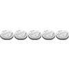 RENATA Set di 5 batterie a bottone in argento ossido 317 / SR516 SW 0% mercurio 1,55V