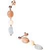 Purelei® Sunrise Orecchini - Orecchini pendenti con acquamarina, pietra del sole e albita - Acciaio inossidabile placcato oro 18K - Gioielli da donna 37 mm - Colori delicati e vibrazioni Aloha, Normal
