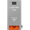 LASER TREE Modulo laser ottico di potenza LASER TREE 60W, testa laser K60 con modulo luce blu TTL di assistenza all'aria, testa modulo taglierina laser compressa 12Beam per incisione e macchina da taglio, 24V