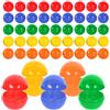 Begonia 50 palline per la lotteria, da riempire, 3 cm, plastiche, pallina colorate per bingo, decorazioni senza numero, per regali di festa