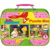Schmidt Spiele 55595 Bibi Blocksberg- Set Puzzle 2x 60 pezzi e 2x100 pezzi [Valigetta in metallo]