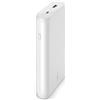 BELKIN - PowerBank BPB002btWT da 20000 mAh con 2 Porte USB Colore Bianco