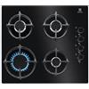 ELECTROLUX - Piano Cottura EGG6407K a Gas 4 Fuochi Gas Colore Nero