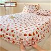 Highdi Lenzuola con Angoli profondità 20cm 26cm Matrimoniale in Cotone, Elasticizzati Lenzuolo con Angoli Singolo per Bambini e Adulti (90x200cm+20cm,Cuore Rosso)