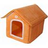 ＡＷＨＡＯ Cuccia per Cani/Gatti, Nido per Gatti al Coperto per Animali Domestici, Cuscino per Interni Autunno/Inverno, Rifugio per Animali Domestici, Tenda per, Giallo S