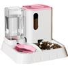 Generico Dispenser Automatico - Mangime Con Telecamera Integrata | Distributore Di Cibo Intelligente Per Gatti | Contenitore Trasparente 2 In 1 Per Acqua E Crocchette | Per L'Alimentazione