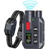 TYVIFKE Collare da addestramento per cani con telecomando, portata 1000 m, modalità suono/vibrazione/ultrasuoni, blocco sicurezza ricaricabile e impermeabile IP67