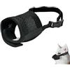 Nevoluxer Museruola per Cani di Piccola Taglia - Museruola Cane Piccola Taglia con Anello, Anti-Morso, Morbida Rete Traspirante, Museruola Ideale per Uso Quotidiano e Viaggio (XS)
