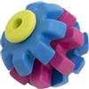 Aerzetix - C68662 - Giocattolo da masticare distributore di dolcetti e crocchette a forma di palla Ø65mm con punte per cani - in gomma - colore blu rosa verde