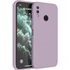Topme Cover per HUAWEI P20 Lite (2018) (5.84 Inches) Custodia Case, Protezione Della Pelle Della Custodia in Silicone Tpu - Erba viola