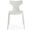 Kartell - Sedia impilabile Re-Chair - Bianco - Tecnopolimero termoplastico riciclato - Designer Antonio Citterio