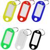 SZXMDKH 24 Pezzi Targhette Portachiavi, Portachiavi Etichetta per Chiavi a 6 Colori, porta chiavi Utilizzato per bagagli, etichette per nomi di animali domestici