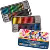Derwent Inktense Scatola in Metallo da 72 Colori Acquerellabili da 8 mm, Solubili in Acqua, Adatti a Disegnare, Colorare e Dipingere su Carta e Tessuto (2301980)