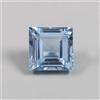 AAA Naturale Perfetto Brasiliano Acquamarina Taglio Quadrato Loose Gemma 4.00 KT