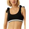 Schiesser Bustier Top Parte Superiore del Bikini, Nero, S Donna