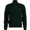 GANT Extrafine Lambswool Zip Cardigan Maglione, Tartan Verde, XL Uomo