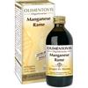 GIORGINI SER-VIS SRL Olimentovis Manganese Rame 200 ml Dr. Giorgini - Oligoelementi con Gemmoderivati e Nutritivi Sinergici