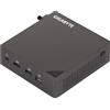 GIGABYTE Barebone GIGABYTE BRIX Core Ultra 7 255H 2xDDR5 SO-DIMM 2HDMI 2USBC PC con dimensioni 0,46 l