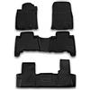 Element Tappetini in gomma antiscivolo premium personalizzati TOYOTA Land Cruiser Prado 150, 2013->, 7 posti, 5 pez.