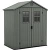 Keter Casetta da Giardino Darwin 6x4, Verde, 190 X 122 X 221 h
