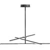 HOMCOM Lampada da Soffitto LED Moderna Ø100x79 cm con Schermo in Acrilico Angolo di Luce Regolabile per Soggiorno Camera o Cucina | Aosom Italy