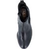 Soffice Sogno Anfibi in pelle con zip e suola 6 cm