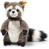 Steiff Pedro Procione 23 cm marrone/bianco, peluche peluche per ragazze e ragazzi, lavabile in lavatrice