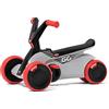 Berg GO² 2 in 1, scivolo e girante, per bambini, con pedali pieghevoli, giocattolo per bambini per bambini di 10 mesi (SparX rosso)