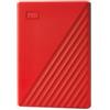 Western digital Hard Disk Esterno 2,5 4TB Western Digital My Passport USB 3.2 Rosso [WDBPKJ0040BRD-WESN]