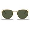Ray-Ban Occhiali da Sole RB3548 919631 Hexagonal Oro/Verde G-15 Unisex