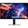 Samsung Monitor Gaming Odyssey OLED G6 (S27FG602SU), Flat, 27'', 2560x1440 (QHD), 16:9, QD-OLED Glare Free, 500Hz, 0,03ms (GtG), Compatibilità G-Sync, HDMI, DP, Ingresso Audio, HAS, Pivot