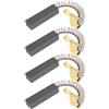 YINETTECH 4 spazzole al carbonio per motore con connettore in rame, 6,3 x 10 x 32 mm, per asciugacapelli per animali domestici