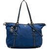 Prada Pre-Owned - Borsa tote convertibile in tessuto con finiture in pelle Saffiano e zip 2000-2025 - Donna - nylon/poliestere/Pelle Saffiano - Tag...
