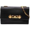 Versace Pre-Owned - Borsa a spalla Medusa in pelle con battente e catena 1990-2025 - Donna - pelle di vitello - Taglia unica - Nero