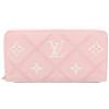 Louis Vuitton Pre-Owned - Portafoglio Broderies in pelle Empreinte bicolore con monogramma e zip 2021-2025 - Donna - pelle - Taglia unica - Rosa