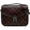 Louis Vuitton Pre-Owned - Borsa a tracolla Pochette Metis Infrarouge con monogramma 2016 - Donna - pelle di vitello/tela - Taglia unica - Nero