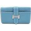 Hermès Pre-Owned - Portachiavi Bearn in pelle Chevre Mysore 2024 - Donna - pelle di capra - Taglia unica - Blu