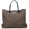Fendi Pre-Owned - Borsa tote in tela con motivo Zucchino 2000-2010 - Donna - tela/pelle di vitello - Taglia unica - Marrone