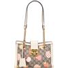 Gucci Pre-Owned - Borsa tote Padlock Apple Heart piccola in tessuto GG Supreme 2000-2015 - Donna - tessuto/pelle di vitello - Taglia unica - Marrone