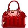 Louis Vuitton Pre-Owned - Borsa a tracolla Rayures Alma BB in pelle Vernis con monogramma 2011 - Donna - pelle - Taglia unica - Rosso