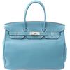 Hermès Pre-Owned - Borsa a mano Birkin Retourne 35 in pelle Togo 2009 - Donna - pelle di vitello - Taglia unica - Blu