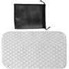 TAFACE 1 tappetino da stiro e 1 borsa a cordoncino nero, tavolo da stiro, tappeto da stiro domestico, portatile, tappeto da stiro da viaggio, tappeto da stiro pieghevole per ufficio o letto(taglia 48 x 85