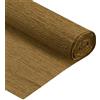 QUARKZMAN 2pz Rotolo di Carta Crespa 210cm Lunghezza 50cm Larghezza per Cerimonia Nozze Varie Grandi Feste Decorazione, Marrone