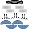 N / A Yooria Kit Accessori 6 Spazzole Laterali, 1 Spazzola Rotolamento, 4 Panno Mocio 4 Filtri Per Venga Robot Aspirapolvere VG Rvc 3000 & VG Rvc 3000 BS