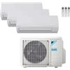 Climatizzatore Condizionatore Daikin Sensira Trial Split 9000+9000+12000 BTU R32 Inverter Wi-Fi, A, 3MXF52A+CTXF25C+CTXF25C+CTXF35C