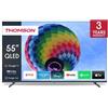 Thomson TV QLED 55 Pollici Google TV HDR Classe A+ Smart TV 4K Ultra HD