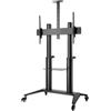 ROLINE/VALUE STAFFA PAVIMENTO PER TV 70-120 LOAD 140KG 1000X600 CON RUOTE