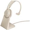 Jabra Evolve2 65, MS Mono Auricolare Wireless A Padiglione Ufficio USB tipo-C Bl