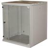Link armadio 12 unita' da muro per reti (a)620 x (l)540 x (p) 450 mm colore grig